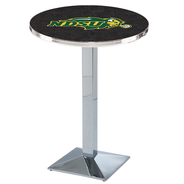 42" Chrome North Dakota State Pub Table